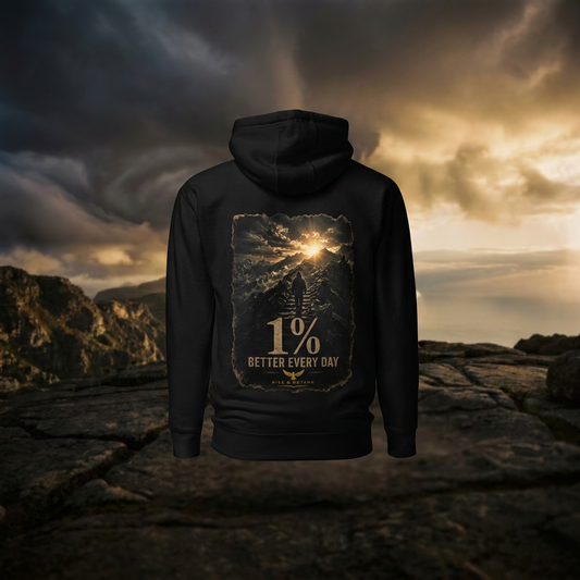 1% Better Every Day — Premium Hoodie